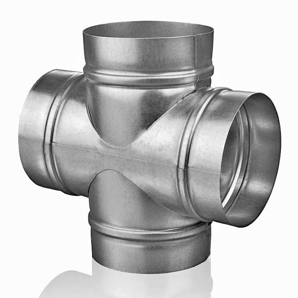 Крестовина Ø120 оцинк. сталь
