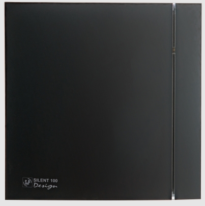 Накладной вентилятор Soler Palau SILENT-100 CZ MATT BLACK DESIGN 4C