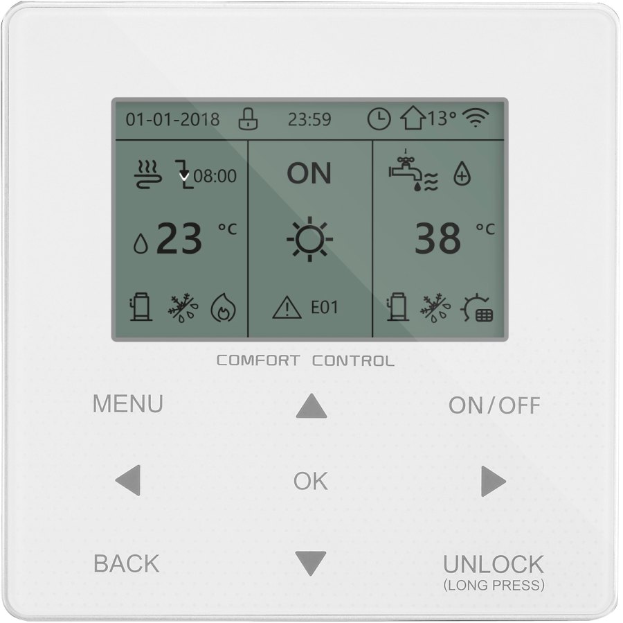 Тепловой насос воздух-вода MDV для отопления и ГВС MDHWC-V14W/D2N8-B