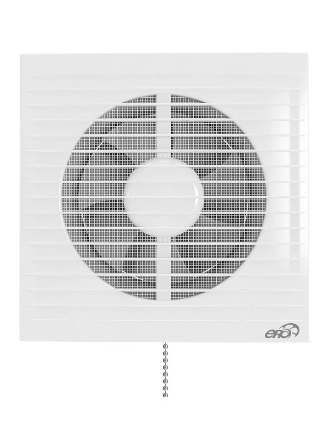 Вентилятор накладной E D150 сетка тяговый выключательERA