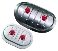 Лючок накладной FAD 300*200 mm RED
