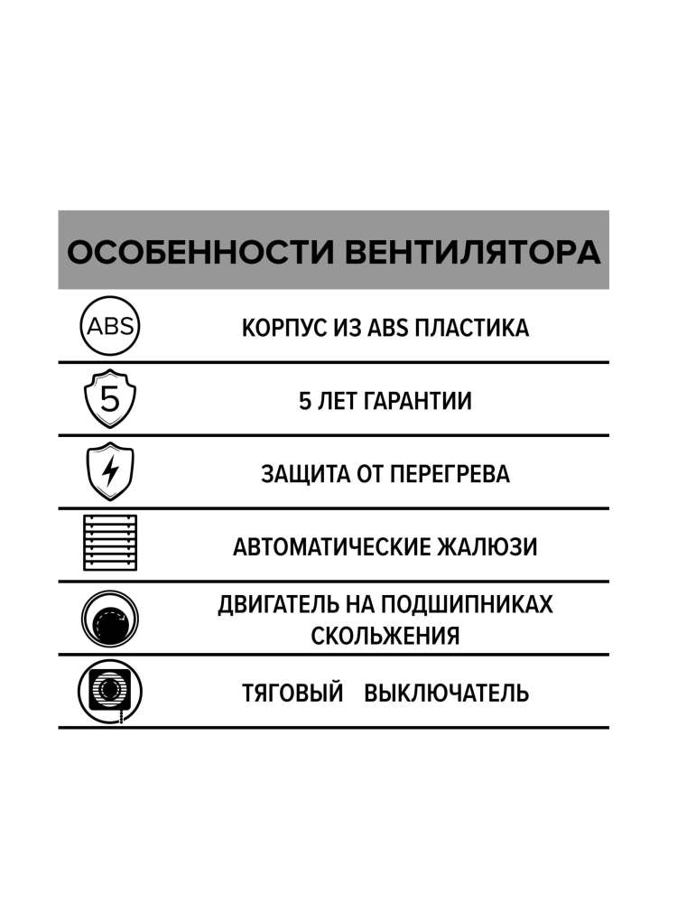 Вентилятор накладной EURO D100 тяговый выключатель. автоматическое жалюзи ERA