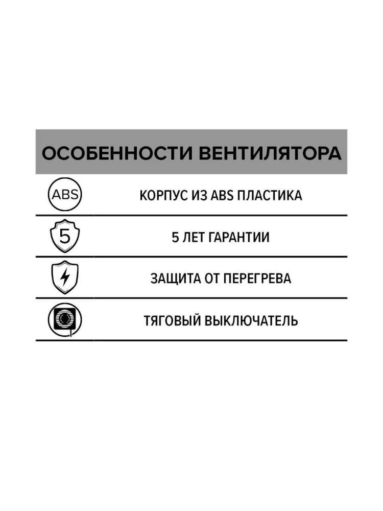 Вентилятор накладной NEO D150 тяговый выключатель ERA
