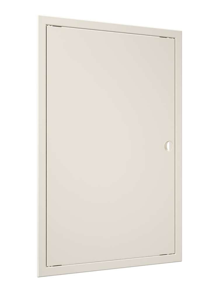 Люк ревизионный ЛР фланец 396х596  ручка 418х618 пластик Ivory EVECS