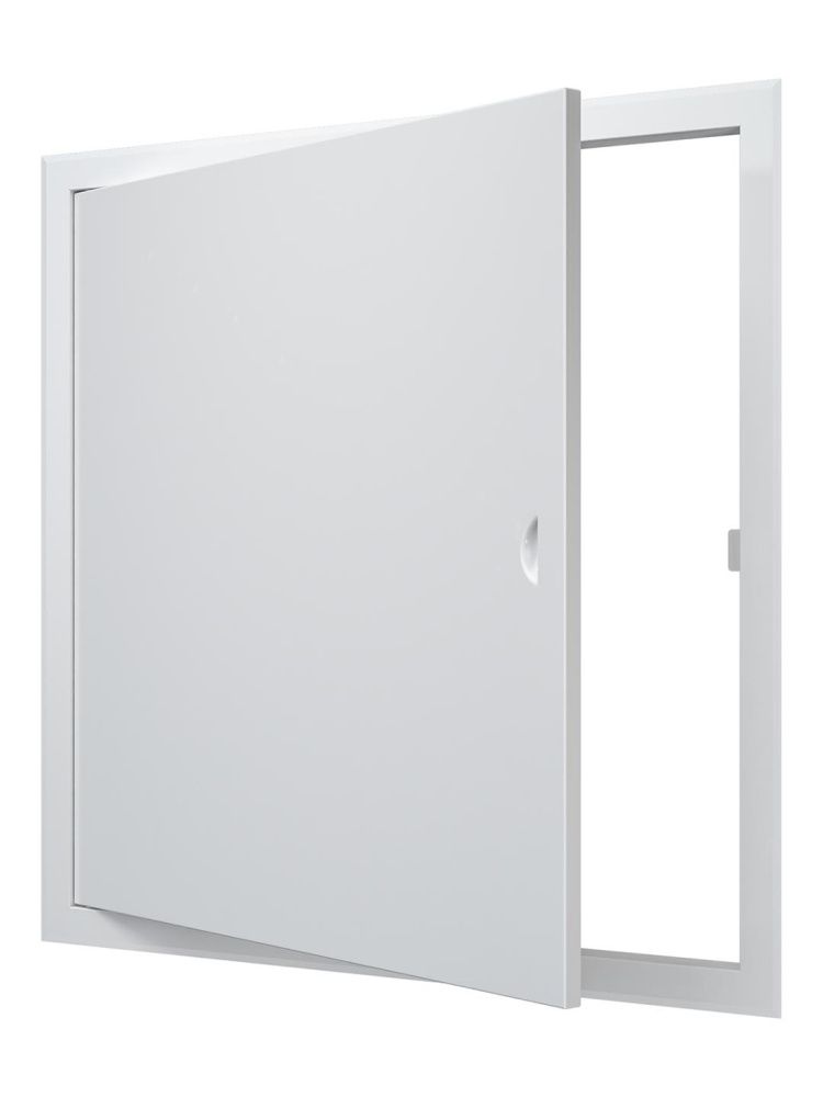 Люк ревизионный ЛТМ фланец 600х600 ручка магнит 660х660 окрашенная сталь EVECS