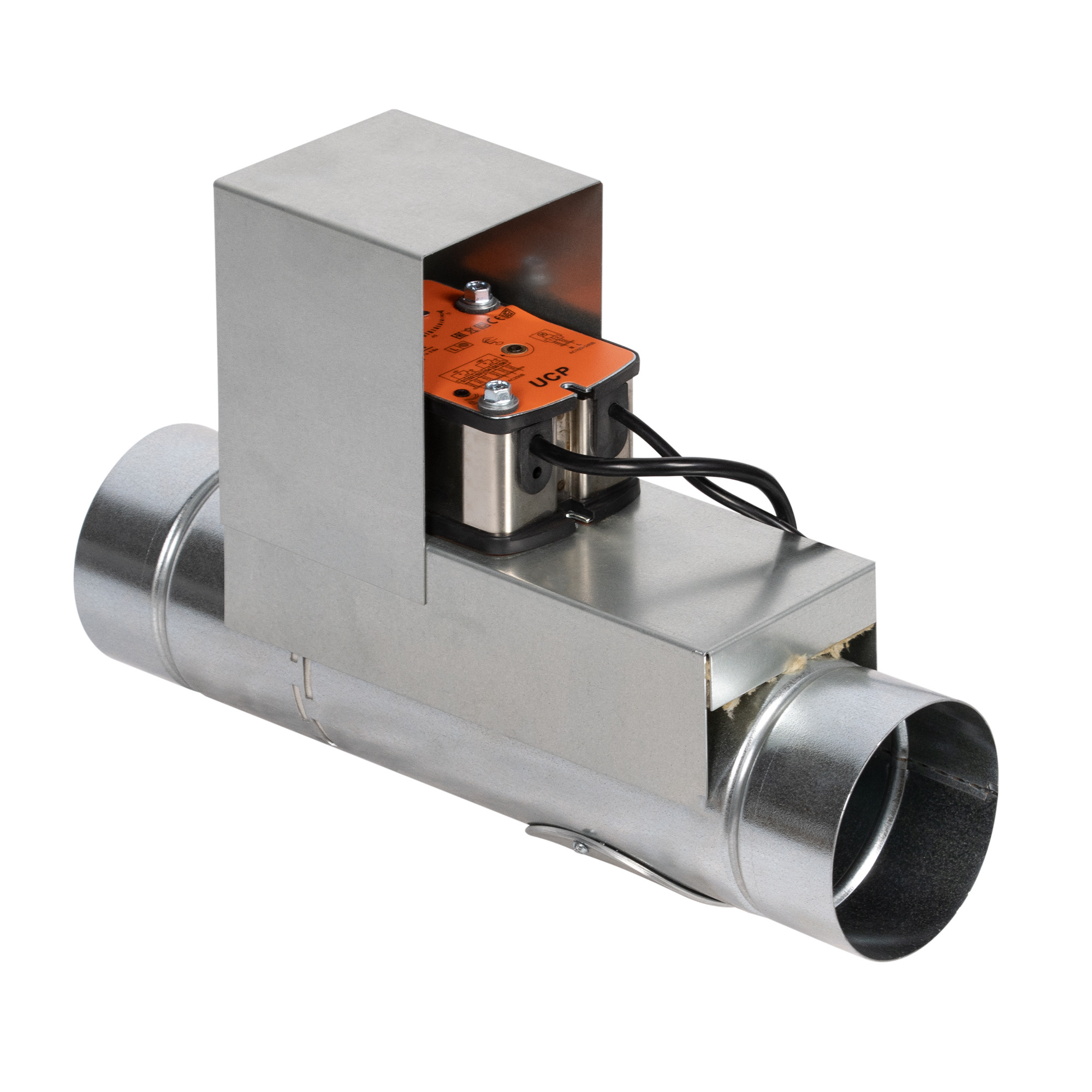 Клапан противопожарный SHUFT SHFDO-60-O-d200-EM24-0-0-0-0