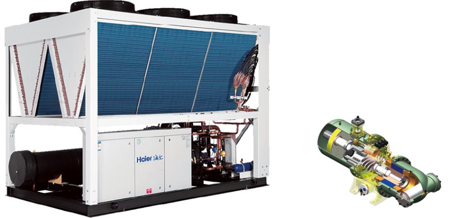 Винтовой чиллер Haier CI0620PANF с воздушным охлаждением Винтовой чиллер Haier CI0620PANF с воздушным охлаждением