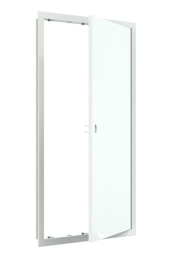 Люк ревизионный ЛР фланец 299х498 ручка 328х527 пластик EVECS