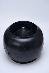 Дефлектор STAT D160 статический пластик Black ERA